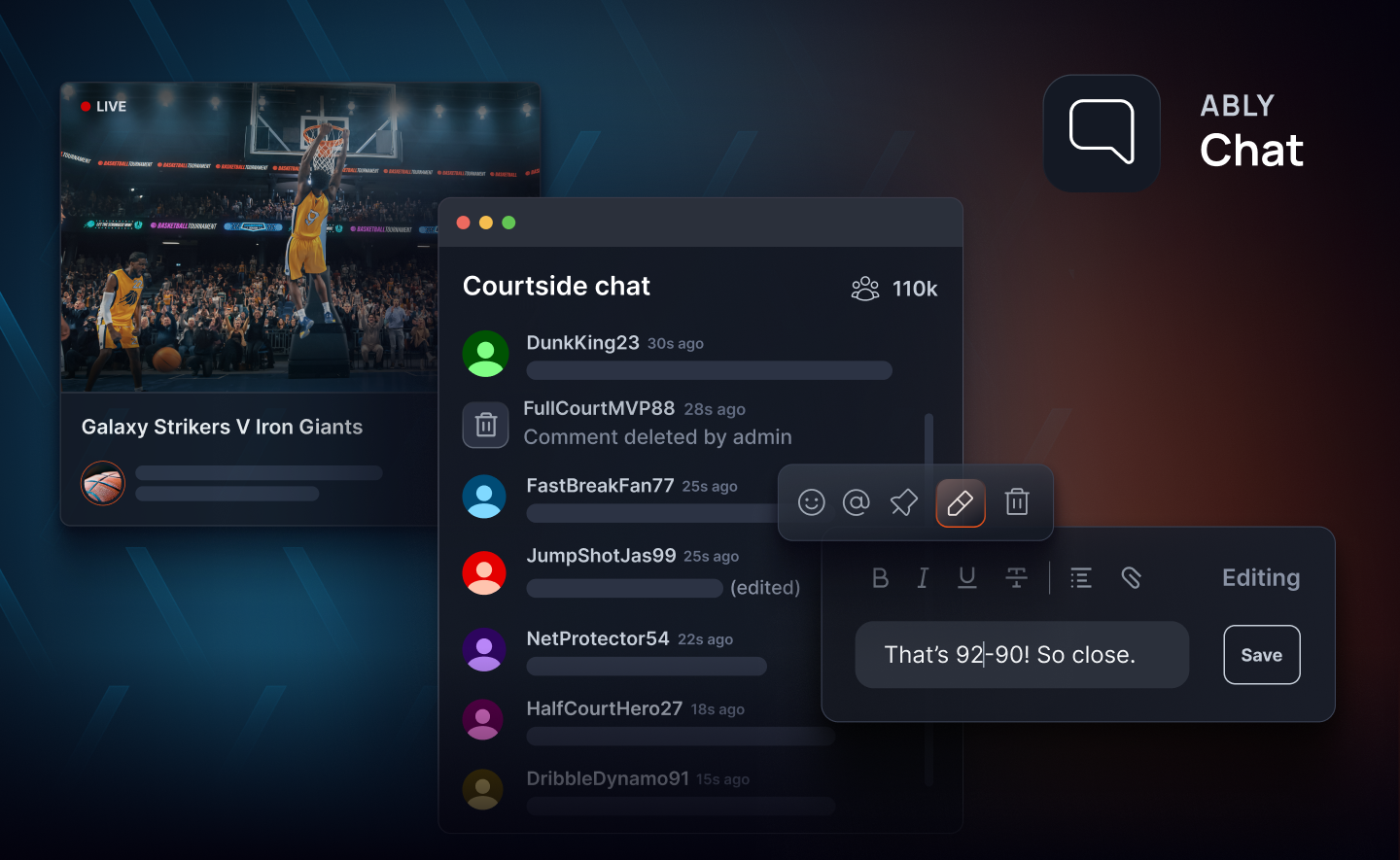 Ably Chat updates: Introducing message editing and deletion, PLUS ...